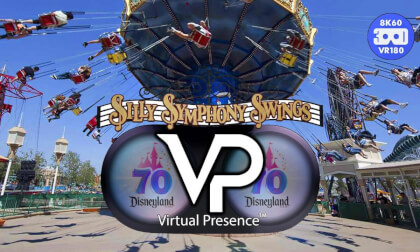 Silly Symphony Swings! Disneyland Virtual Presence Exclusive! 8k60!