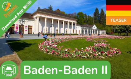 Baden-Baden II | Learn German in VR | 360 8K3D Teaser | DYNAMIC LANGUAGES