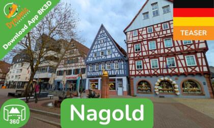Nagold | Learn German in VR | 360 8K3D Teaser | DYNAMIC LANGUAGES