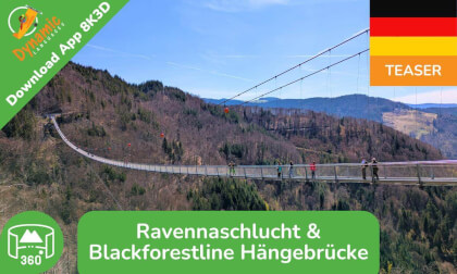 Ravenna Gorge | Learn German in VR | 360 8K3D Teaser | DYNAMIC LANGUAGES