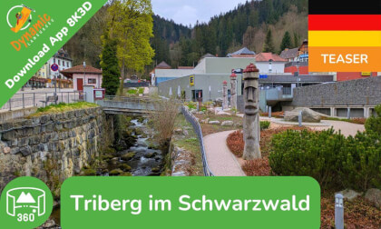 Triberg im Schwarzwald | Learn German in VR | 360 8K3D Teaser | DYNAMIC LANGUAGES
