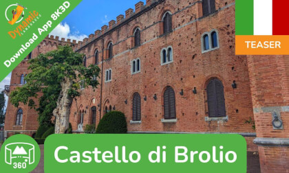 Castello Di Brolio | Learn Italian in VR | 360 8K3D Teaser | DYNAMIC LANGUAGES