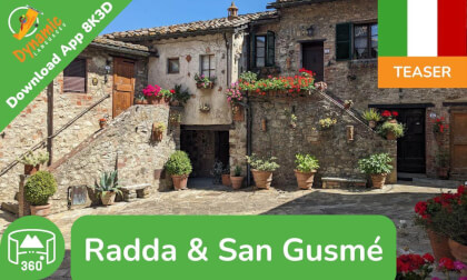 Radda, San Gusmé | Learn Italian in VR | 360 8K3D Teaser | DYNAMIC LANGUAGES