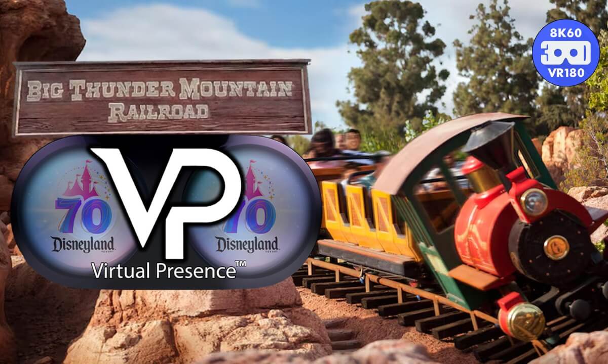 Big Thunder mountain Railroad! Disneyland Virtual Presence Exclusive! 8k60!