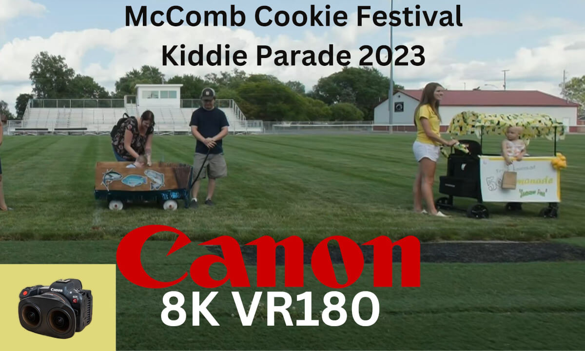McComb Cookie Festival Kiddie Parade Ohio 2023 Canon 8K60 VR180