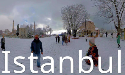 Snow in Istanbul