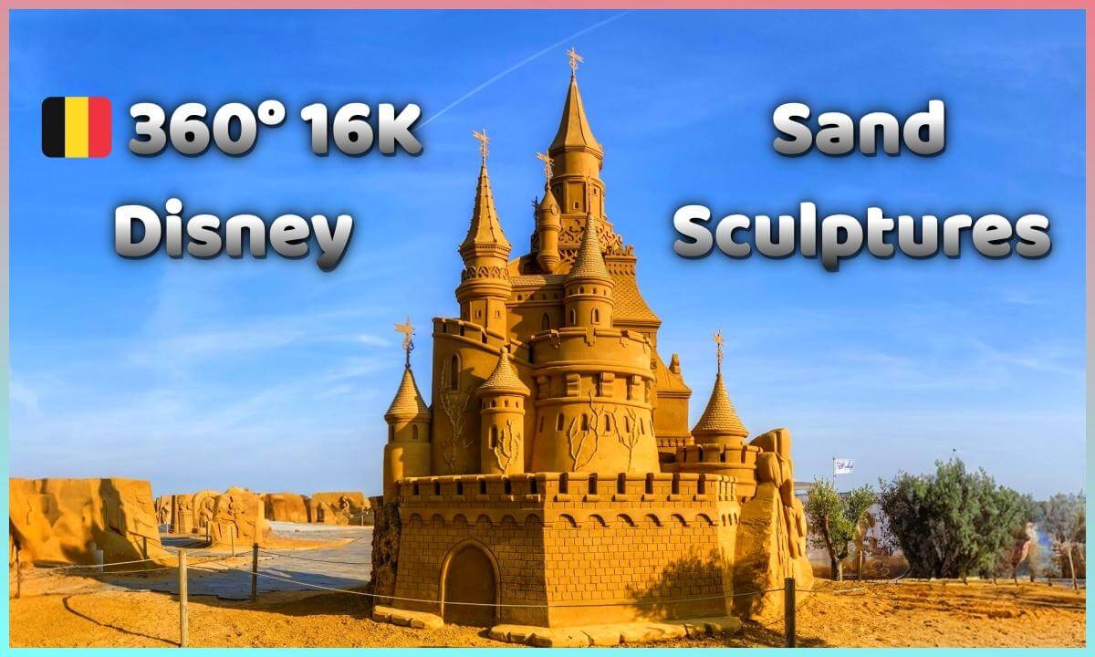 360° 16K Disney Sand Sculpture Festival | 迪士尼沙雕節 | 디즈니 모래조각 축제