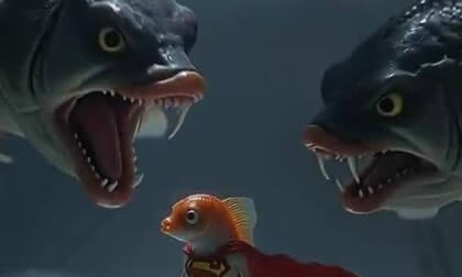 [AQUARIUM CHAOS] The Market Fish Was Actually _Aquaman_! Bully Fish Found Out the Hard Way!