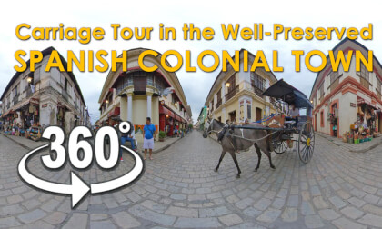 Carriage Tour in the Well-Preserved Spanish Colonial Town in Vigan, Ilocos Sur, Philippines Carriage Tour in the Well-Preserved Spanish Colonial Town in Vigan, Ilocos Sur, Philippines