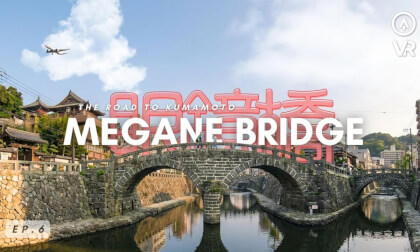 Walking Japan's Samurai Era Bridge | Meganebashi Bridge VR 180