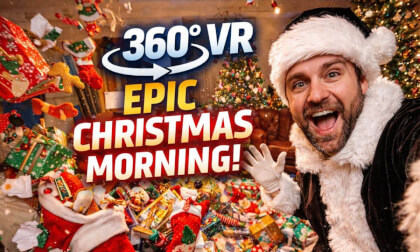 360° VR Christmas Morning at Home | Cozy Stockings, Gifts & Holiday Vibes