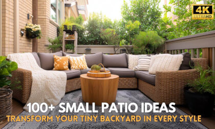 100+ Outstanding Small Patio Designs in 4K | That Feel Big on Style