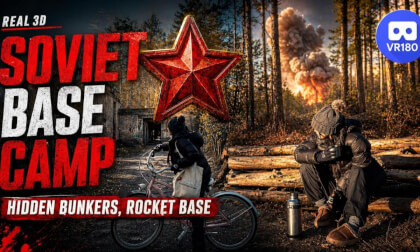 Something Is Hidden Deep in This Forest… I Shouldn’t Be Here | VR180 8K ★ SOVIET BASE CAMP★