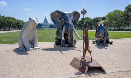 The Council of Animals Statue Exhibit 3D 180 VR VR Video The Council of Animals Statue Exhibit 3D 180 VR VR