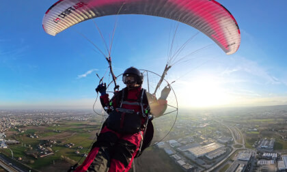 3D VR Flight View Fun Natale 2025 Dudek Driftair PPG paramotor paragliding Christmas Italy 2025