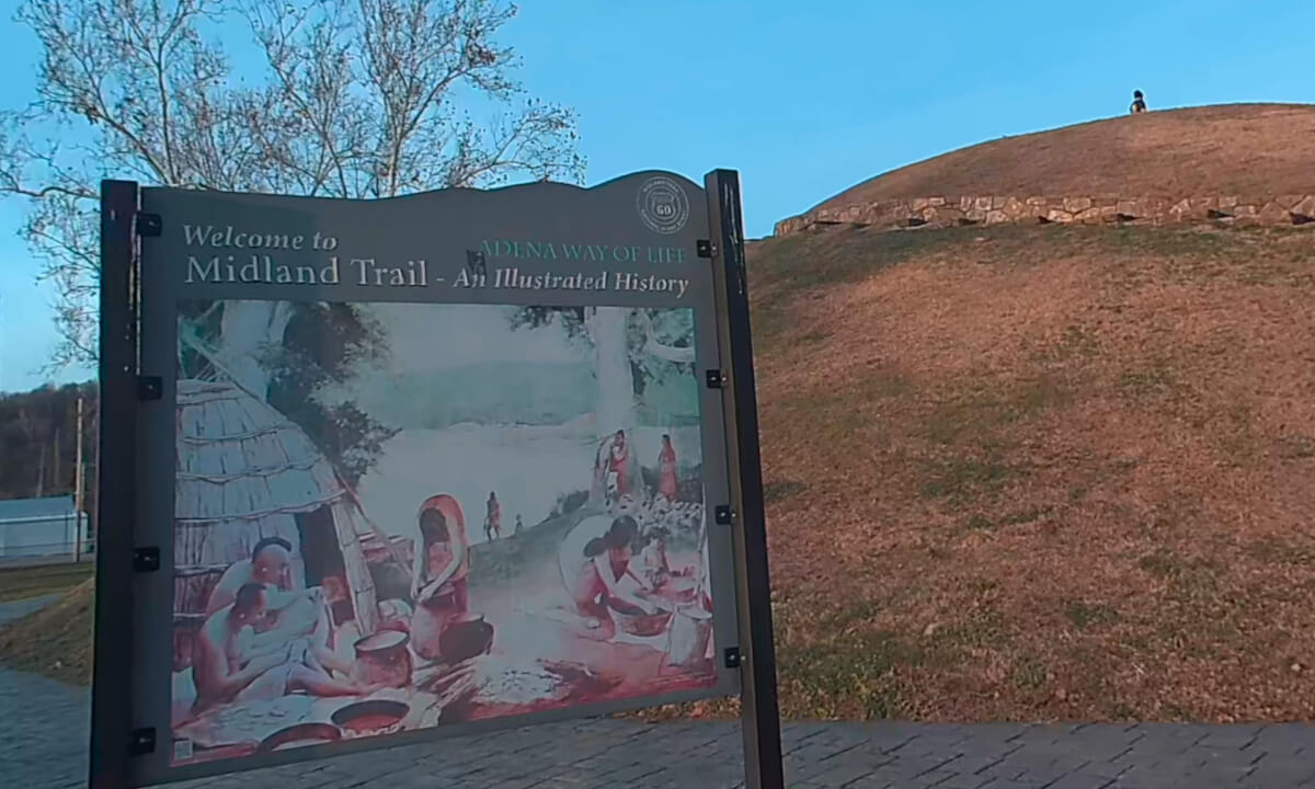 Criel Mound indigenous burial site in South Charleston WV