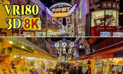 Ueno ' Ame Yoko ' Ameya Yokocho Shopping Street at the end of the year 2025 in Tokyo , JAPAN