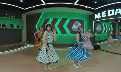 1,Professional Dance Studio Visit Part1  3DVR/8K