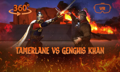 Tamerlane VS Genghis Khan / VR video 360° movie (If You Were Here VR)