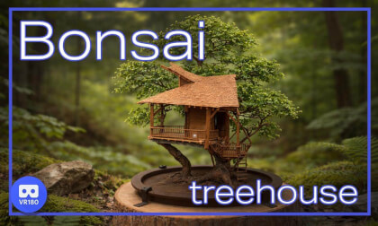 A day at the bonsai museum | VR180 3D