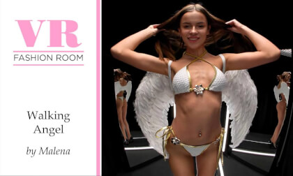 Walking Angel. Malena's Catwalk Show