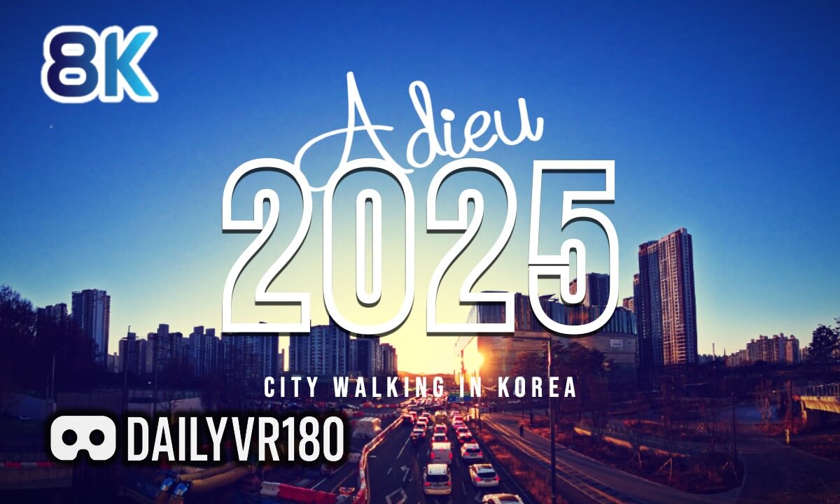 Adieu 2025 City Walking in Korea. prologue - Q3U VR180