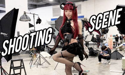 Beauty Model Shooting Scene