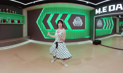 3,Professional Dance Studio Visit Part3  3DVR/180/8K