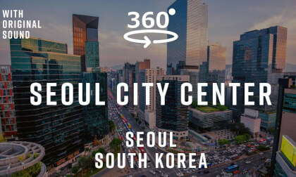 Seoul City Center – Seoul, South Korea 🇰🇷 | 360° Walking Tour | Original Sound
