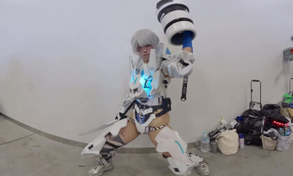 original mecha cosplay at comiket 2025