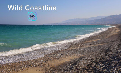 360° Beach Walk in Oman | Untouched Wild Coast of Dibab (Gulf of Oman)