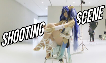 (VR180)Beauty Model Shooting Scene