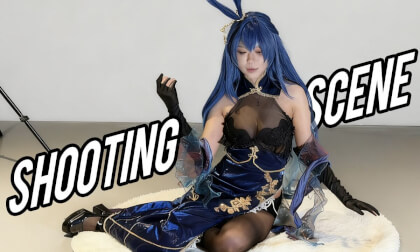 (VR180)Beauty Model Shooting Scene