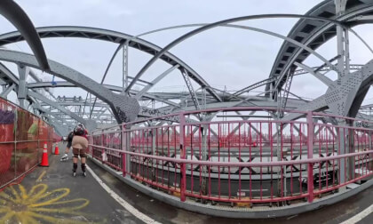 Across the Williamsburg Bridge