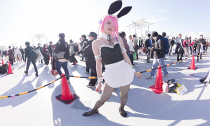 Re:Zero Ramu cosplay slide show at comiket 2025 winter