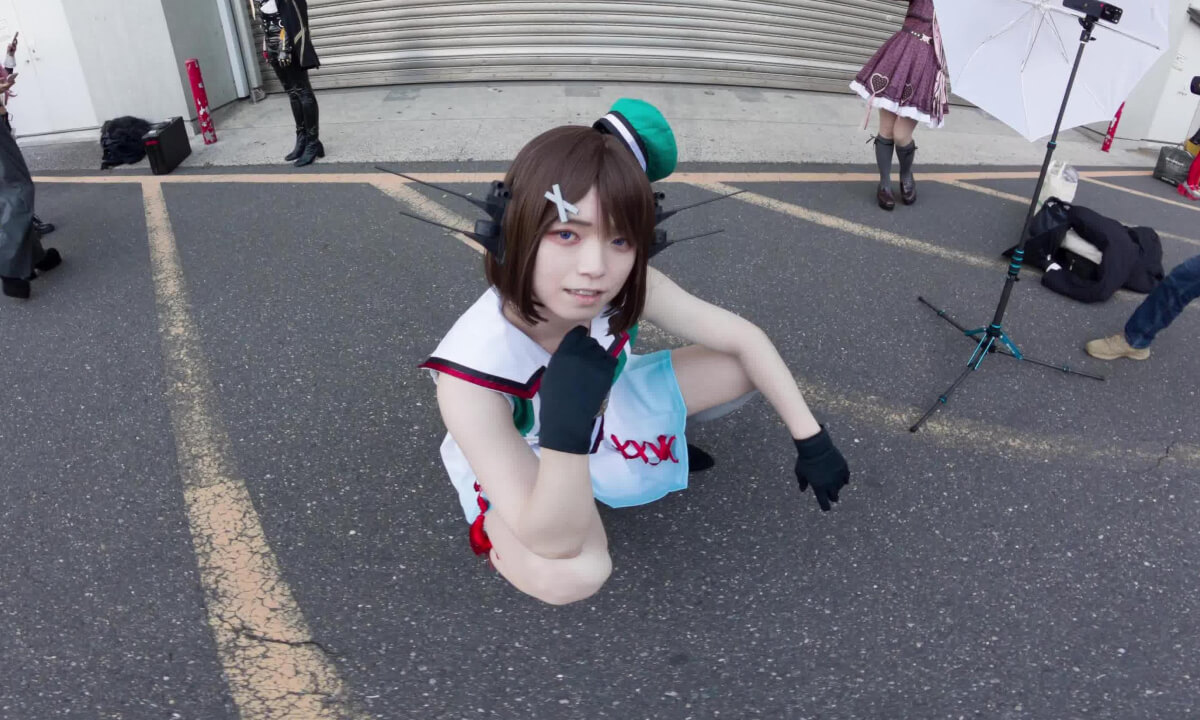 Kantai Collection Maya Kai Ni cosplay slide show at comiket 2025 winter