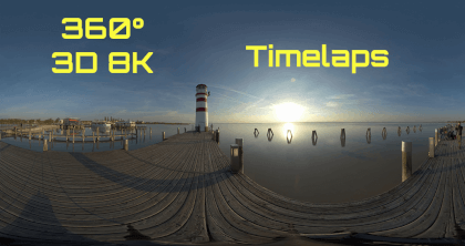 8K 360 3D Podersdorf by Neusiedl See Austria Timelaps VR Video 8K 360 3D Podersdorf by Neusiedl See Austria Timelaps VR