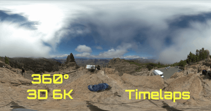 360 3D - Gran Canaria Mountain Timelaps VR Video 360 3D - Gran Canaria Mountain Timelaps VR