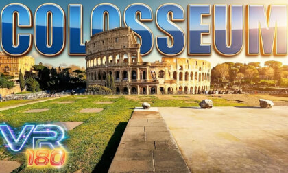 Colosseum, Rome. VR in Italy.