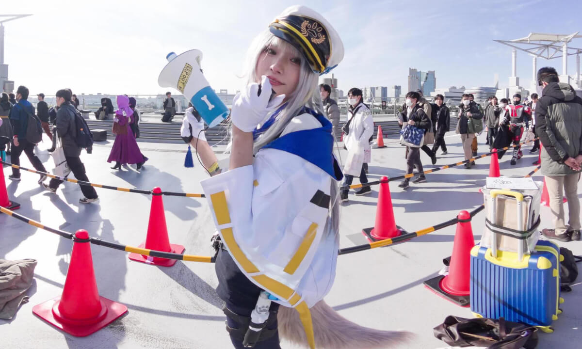 Shioriha Ruri Nijisanji cosplay slide show at comiket 2025 winter
