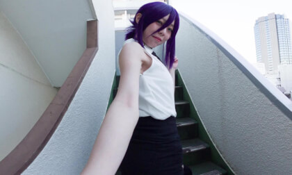 Reze  Chainsaw Man cosplay slide show part1