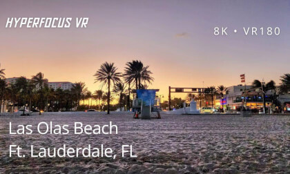 Real Life Florida: Las Olas Sunset & Night Walk (8K 60FPS VR180 3D)