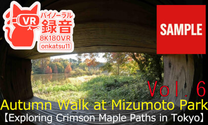 【SAMPLE】🍂[Autumn Walk at Mizumoto Park—Exploring Crimson Maple Paths in Tokyo(8K VR180)]Chapter Six‼