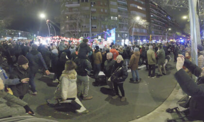 Three Kings parade at Les Corts, Barcelona