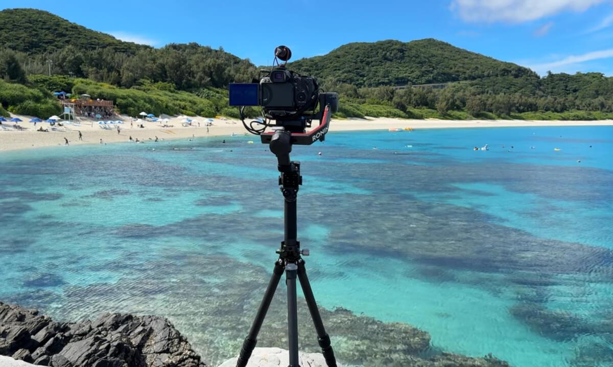 空間ビデオ　Spatial Video by iPhone 沖縄　座間味島　古座間味ビーチ