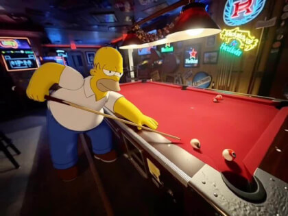 Homer Simpson visits the Speakeasy in Newburg Wisconsin