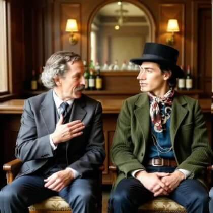 Henry Bennett interviews Billy the Kid