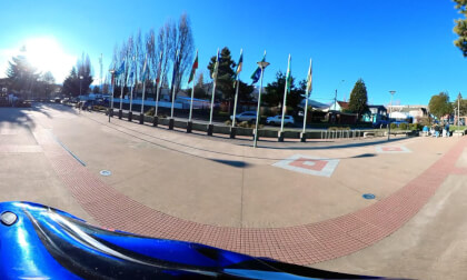 Plaza El Ovejero Coyhaique Patagonia Chile