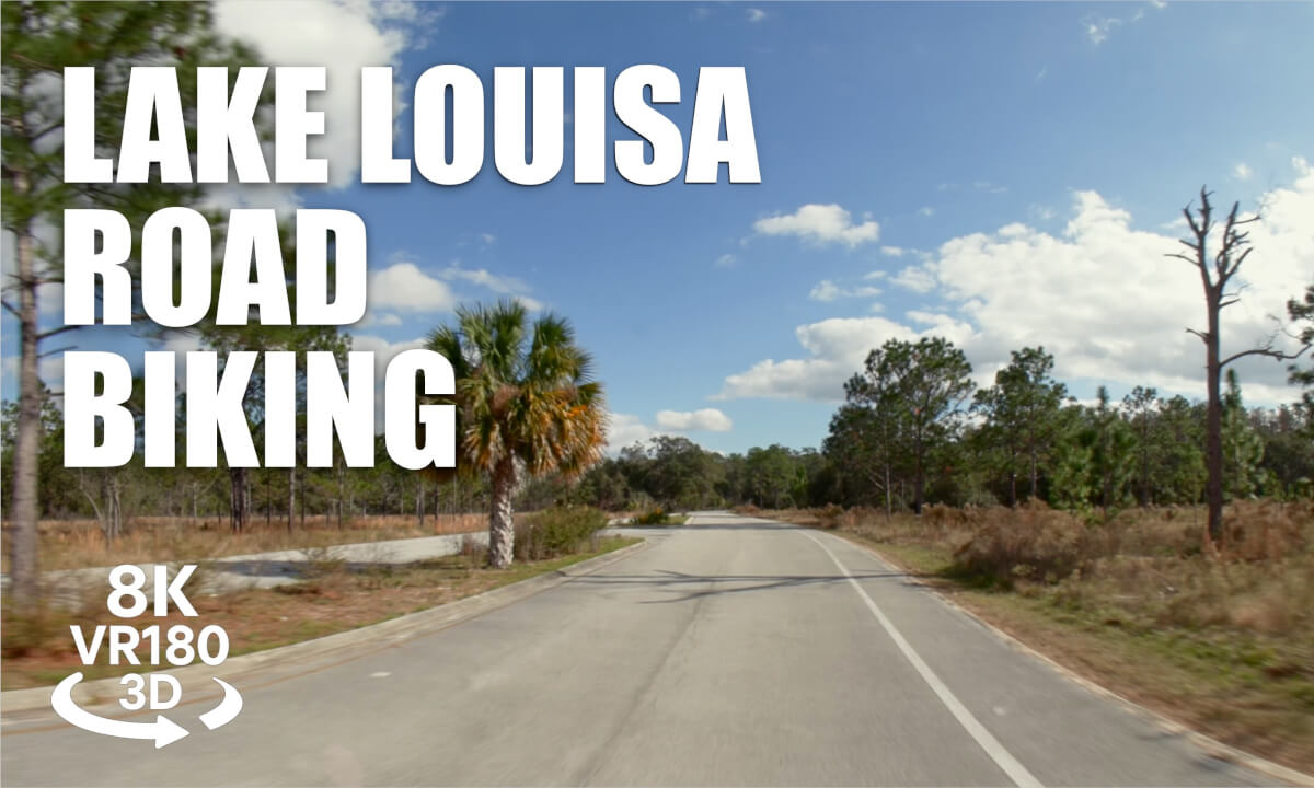 Lake Louisa State Park Road Bikers Paradise VR180 8K 3D | Scenic Florida Cycling | VR视频 8K 3D動画 VR旅行