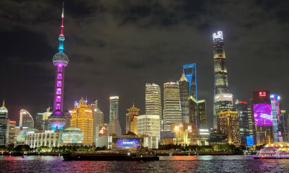 Night View of the Bund in Shanghai